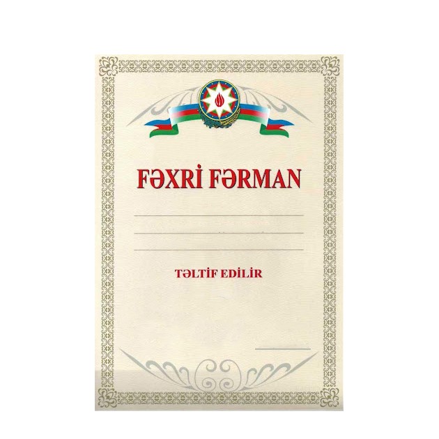 Fəxri fərman